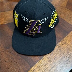 Mitchell & Ness Black and Yellow Kids Hat